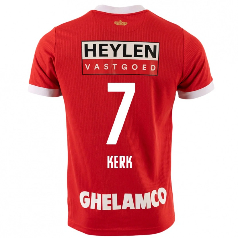 Danxen Mujer Camiseta Gyrano Kerk #7 Rojo Blanco 1ª Equipación 2025/26 La Camisa México