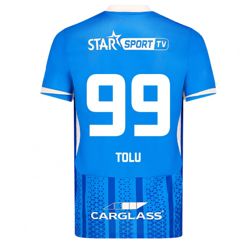 Danxen Mujer Camiseta Tolu Arokodare #99 Azul Blanco 1ª Equipación 2025/26 La Camisa México