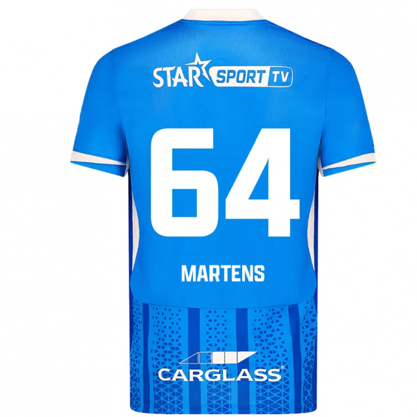 Danxen Mujer Camiseta Nolan Martens #64 Azul Blanco 1ª Equipación 2025/26 La Camisa México