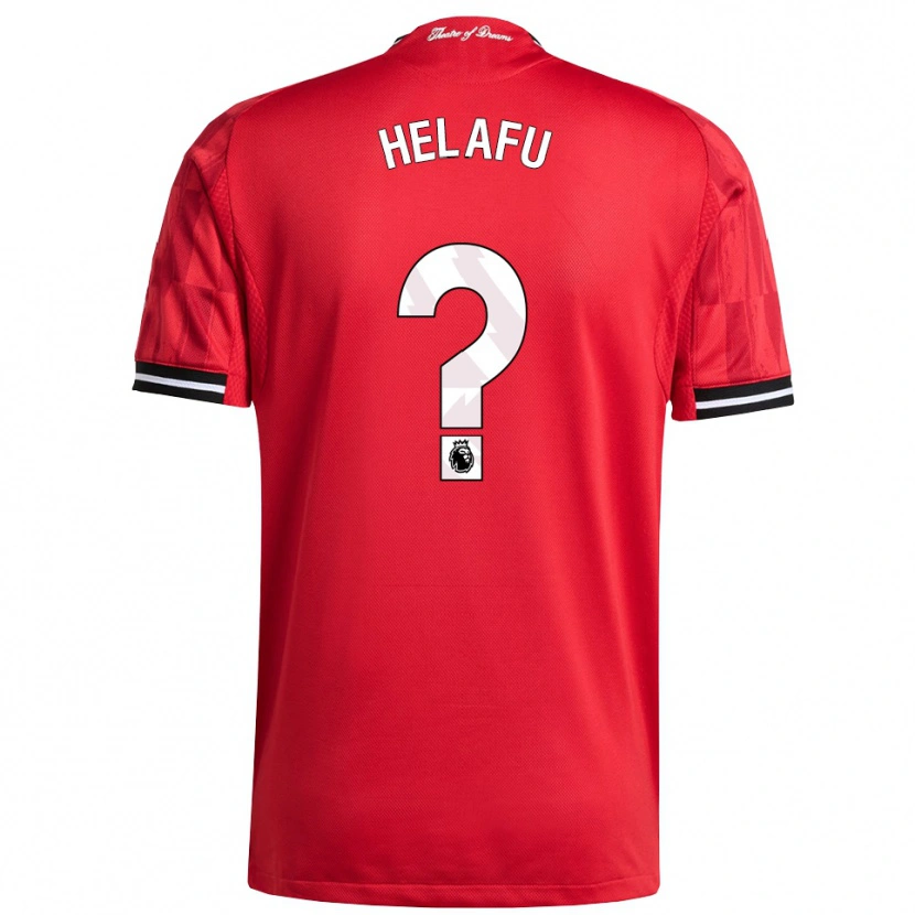 Danxen Mujer Camiseta Yuel Helafu #0 Rojo Negro Blanco 1ª Equipación 2025/26 La Camisa México