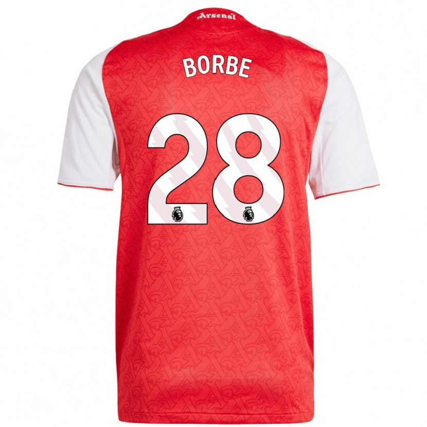 Danxen Mujer Camiseta Anneke Borbe #28 Rojo Blanco 1ª Equipación 2025/26 La Camisa México