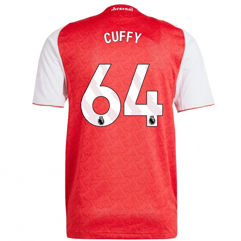 Danxen Mujer Camiseta Brooke Norton Cuffy #64 Rojo Blanco 1ª Equipación 2025/26 La Camisa México