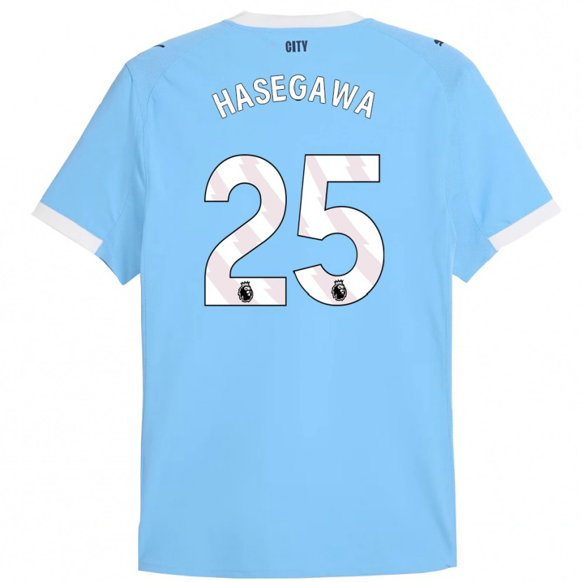Danxen Mujer Camiseta Yui Hasegawa #25 Celeste Blanco 1ª Equipación 2025/26 La Camisa México