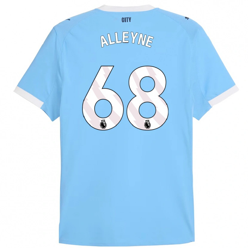 Danxen Mujer Camiseta Max Alleyne #68 Celeste Blanco 1ª Equipación 2025/26 La Camisa México