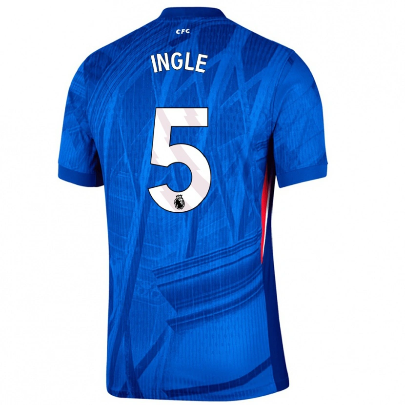 Danxen Mujer Camiseta Sophie Ingle #5 Azul Blanco 1ª Equipación 2025/26 La Camisa México