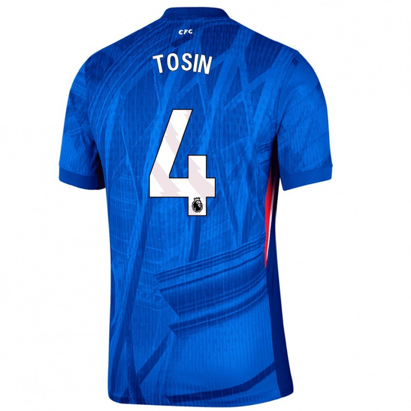 Danxen Mujer Camiseta Tosin Adarabioyo #4 Azul Blanco 1ª Equipación 2025/26 La Camisa México