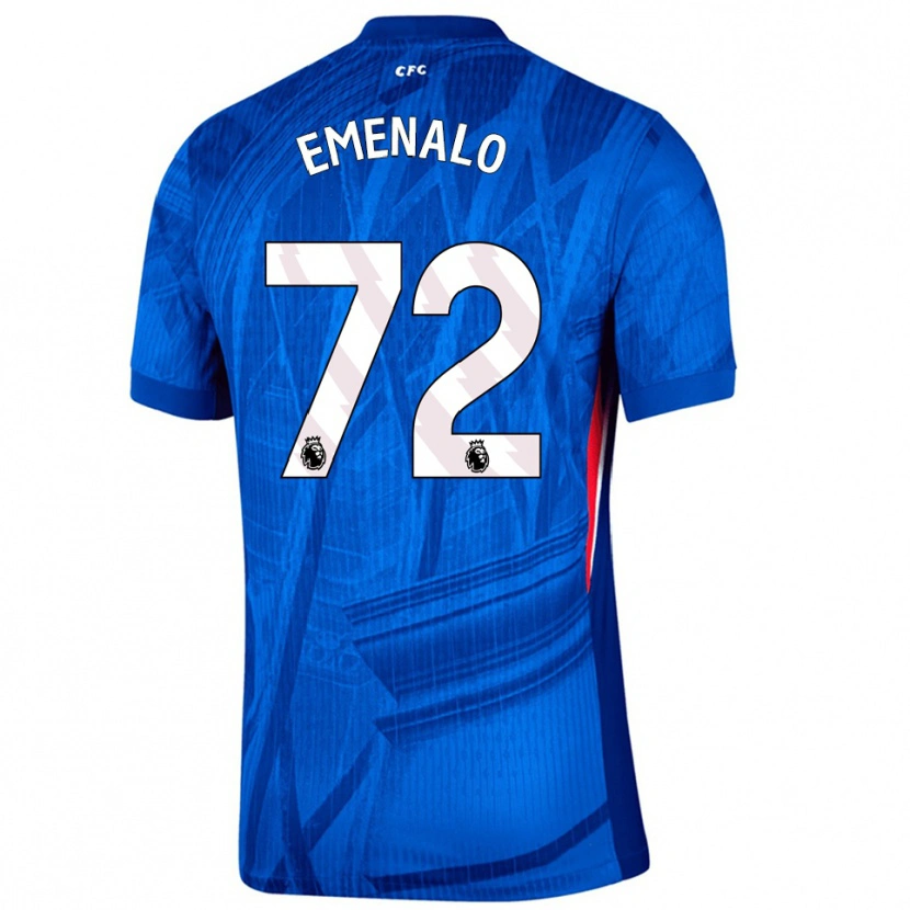 Danxen Mujer Camiseta Landon Emenalo #72 Azul Blanco 1ª Equipación 2025/26 La Camisa México
