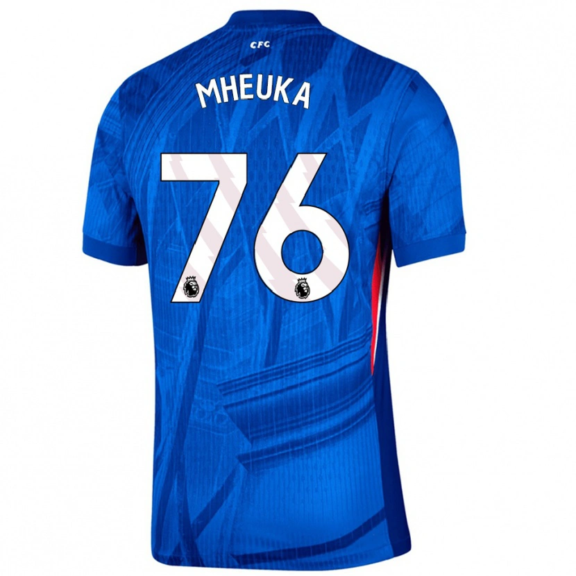 Danxen Mujer Camiseta Shumaira Mheuka #76 Azul Blanco 1ª Equipación 2025/26 La Camisa México