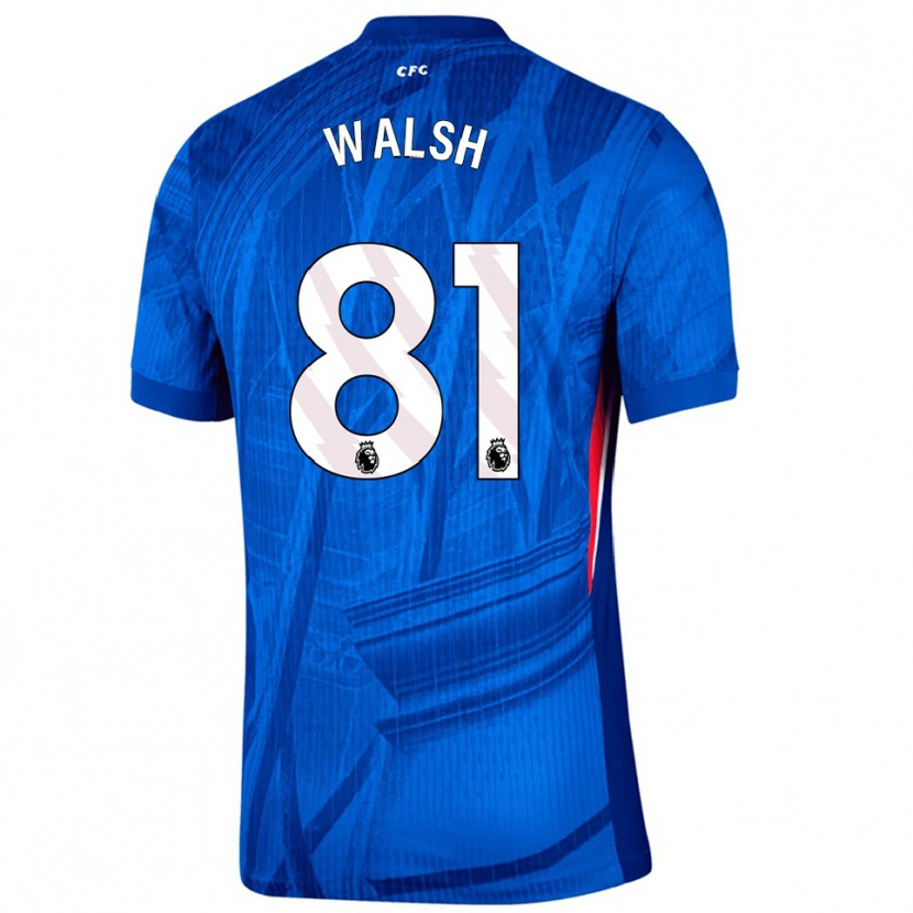 Danxen Mujer Camiseta Reggie Walsh #81 Azul Blanco 1ª Equipación 2025/26 La Camisa México