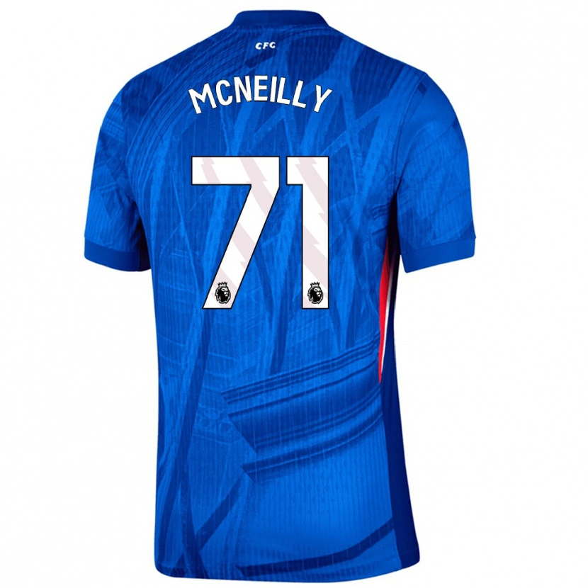 Danxen Mujer Camiseta Donnell Mcneilly #71 Azul Blanco 1ª Equipación 2025/26 La Camisa México