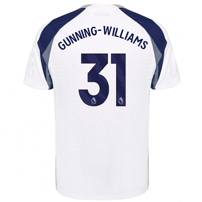 Danxen Mujer Camiseta Lenna Gunning-Williams #31 Blanco Marino 1ª Equipación 2025/26 La Camisa México