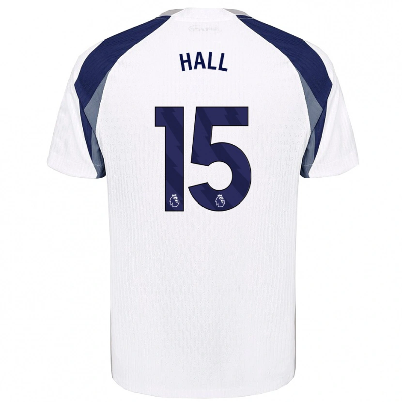 Danxen Mujer Camiseta Tye Hall #15 Blanco Marino 1ª Equipación 2025/26 La Camisa México
