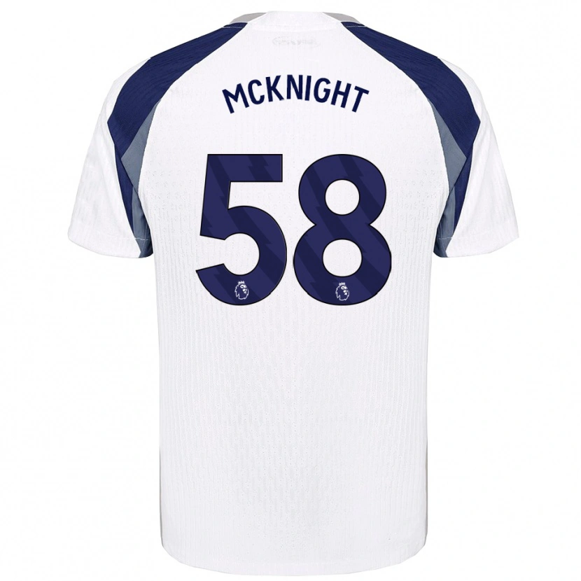 Danxen Mujer Camiseta Maxwell Mcknight #58 Blanco Marino 1ª Equipación 2025/26 La Camisa México
