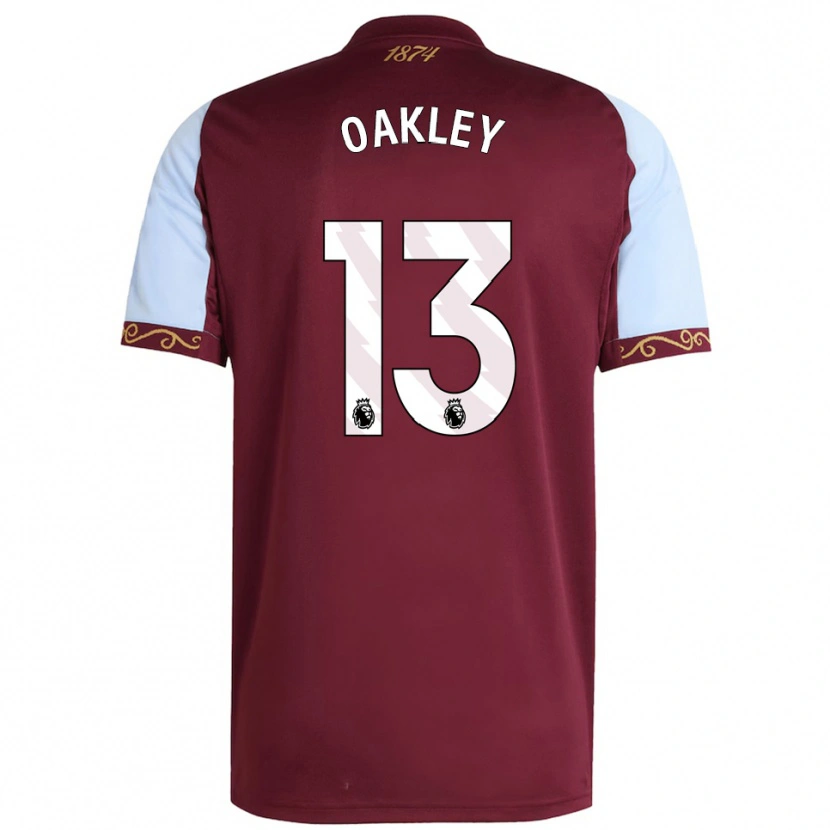 Danxen Mujer Camiseta Rhys Oakley #13 Borgoña Celeste 1ª Equipación 2025/26 La Camisa México