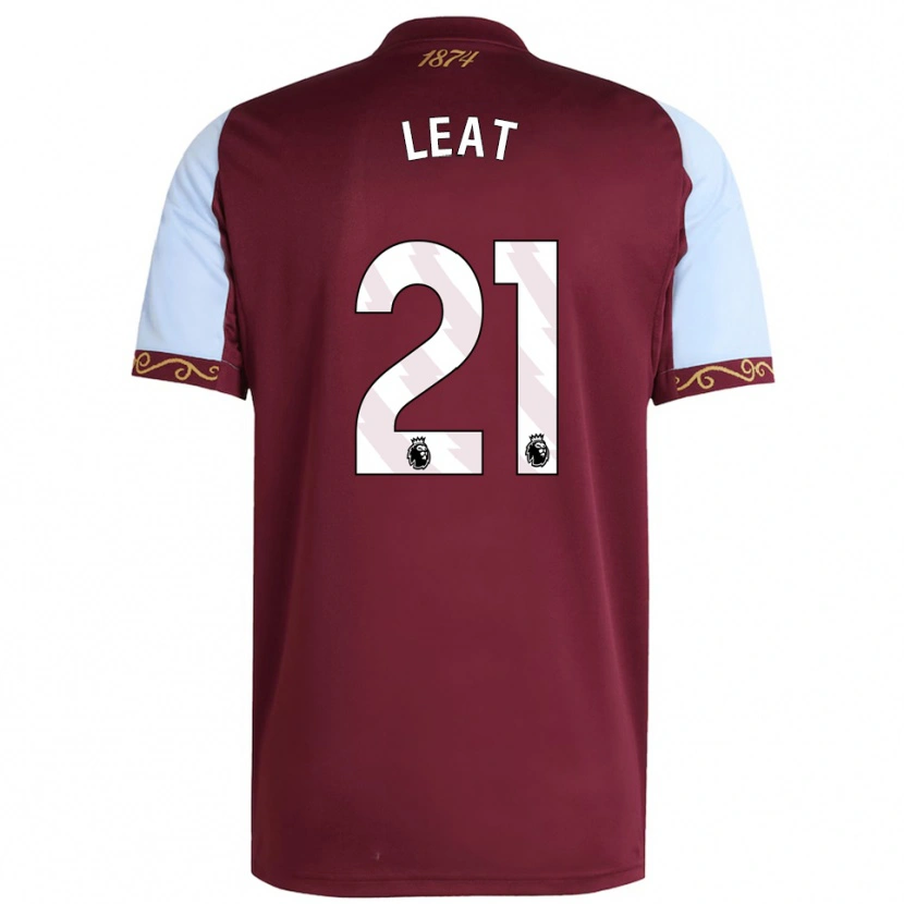 Danxen Mujer Camiseta Anna Leat #21 Borgoña Celeste 1ª Equipación 2025/26 La Camisa México