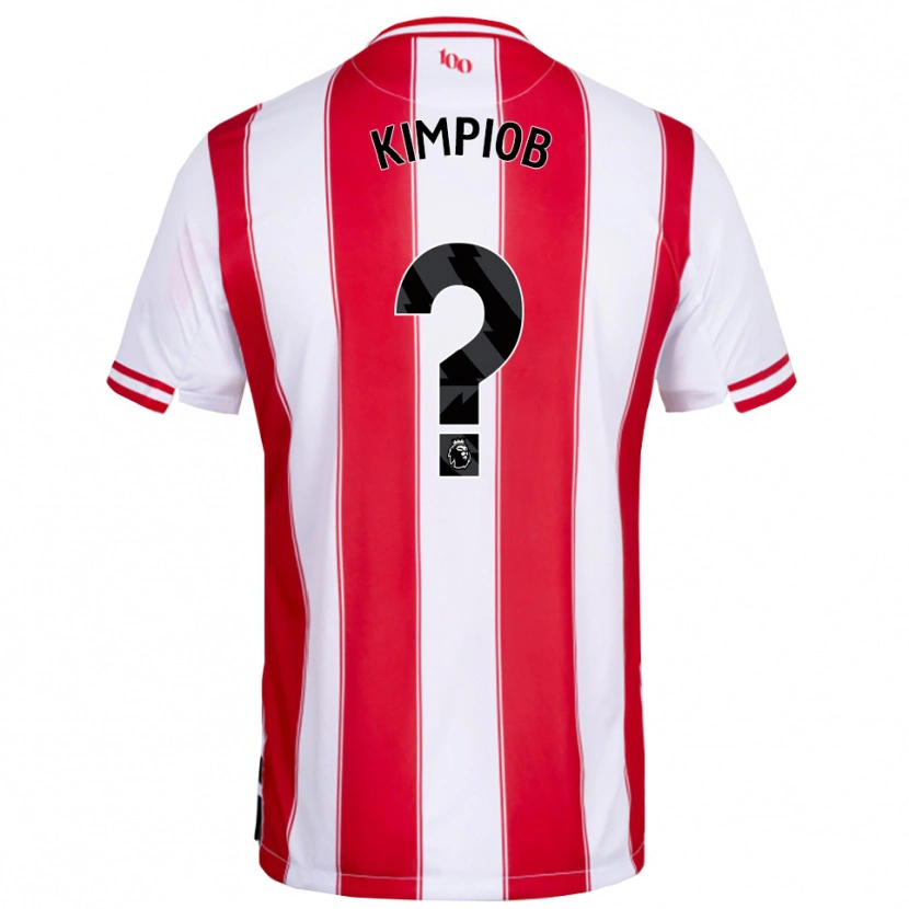 Danxen Mujer Camiseta Joshua Kimpiob #0 Rojo Blanco 1ª Equipación 2025/26 La Camisa México