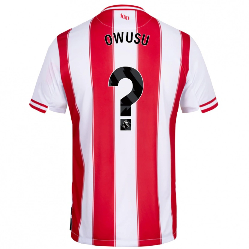Danxen Mujer Camiseta Nedved Owusu #0 Rojo Blanco 1ª Equipación 2025/26 La Camisa México