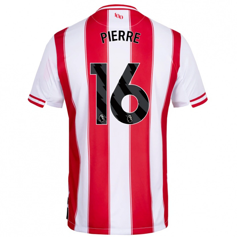 Danxen Mujer Camiseta Kyrie Pierre #16 Rojo Blanco 1ª Equipación 2025/26 La Camisa México