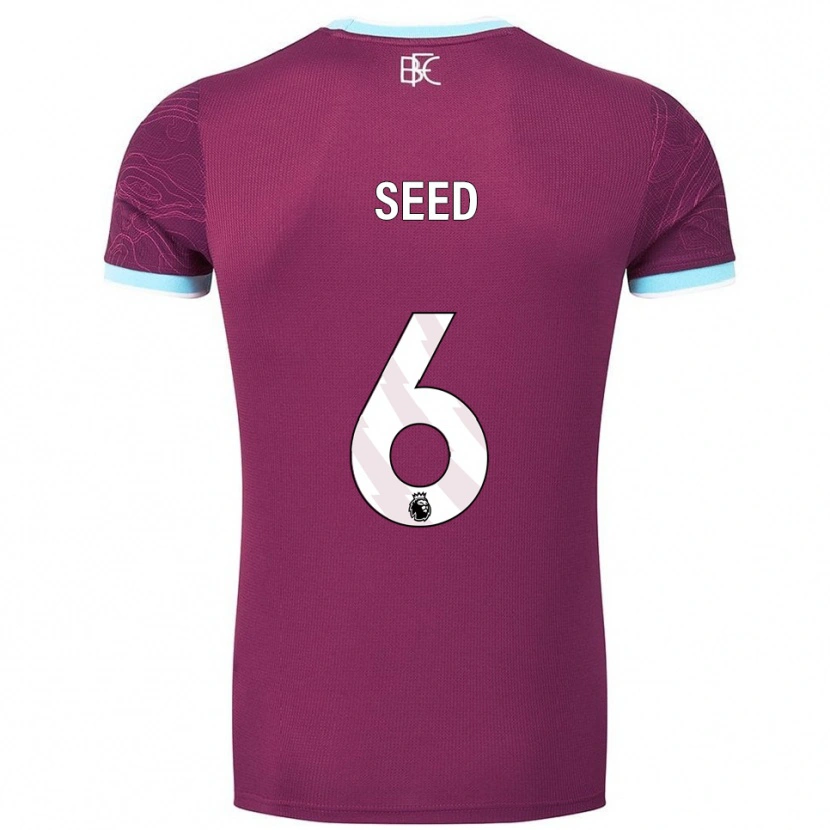 Danxen Mujer Camiseta Helen Seed #6 Borgoña Celeste 1ª Equipación 2025/26 La Camisa México