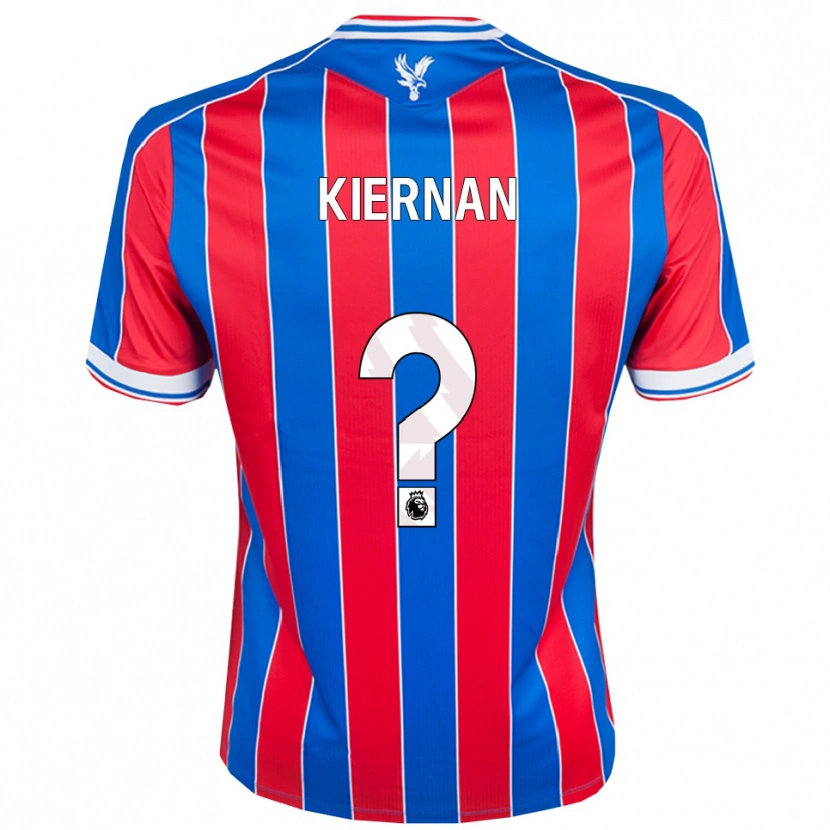 Danxen Mujer Camiseta Brendan Kiernan #0 Azul Rojo Blanco 1ª Equipación 2025/26 La Camisa México