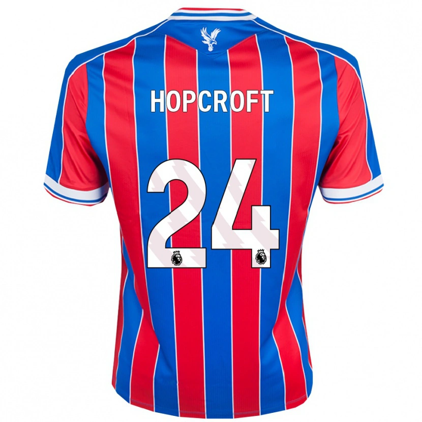 Danxen Mujer Camiseta Shanade Hopcroft #24 Azul Rojo Blanco 1ª Equipación 2025/26 La Camisa México