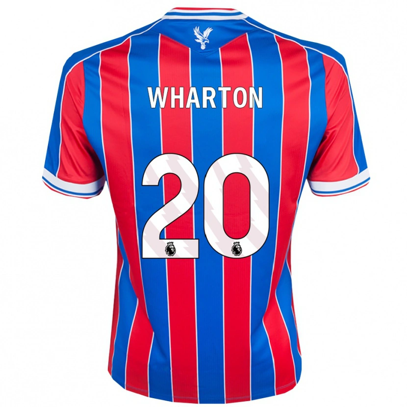 Danxen Mujer Camiseta Adam Wharton #20 Azul Rojo Blanco 1ª Equipación 2025/26 La Camisa México