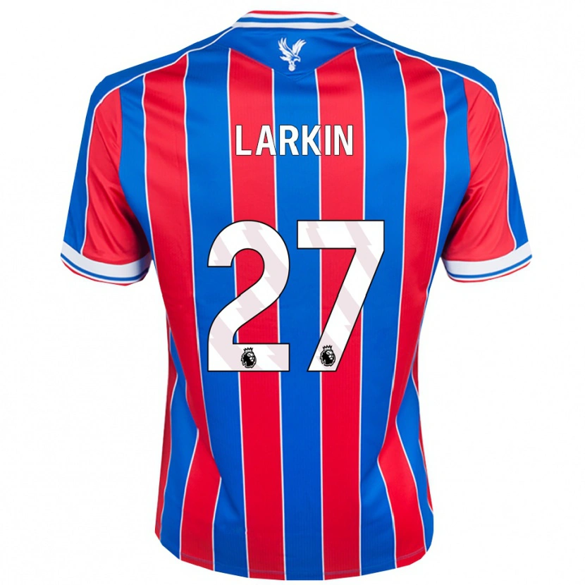Danxen Mujer Camiseta Abbie Larkin #27 Azul Rojo Blanco 1ª Equipación 2025/26 La Camisa México