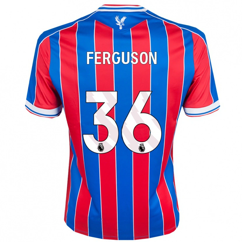Danxen Mujer Camiseta Nathan Ferguson #36 Azul Rojo Blanco 1ª Equipación 2025/26 La Camisa México