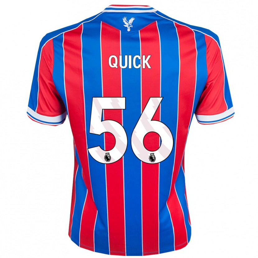 Danxen Mujer Camiseta Daniel Quick #56 Azul Rojo Blanco 1ª Equipación 2025/26 La Camisa México