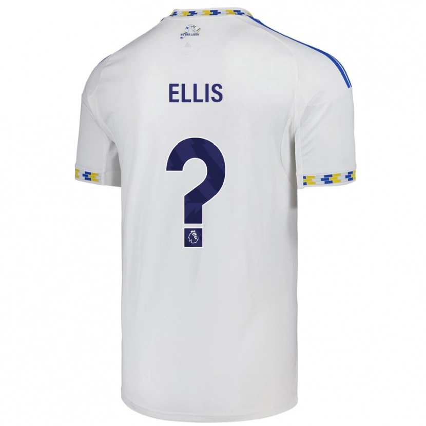Danxen Mujer Camiseta Macy Ellis #0 Blanco Azul 1ª Equipación 2025/26 La Camisa México