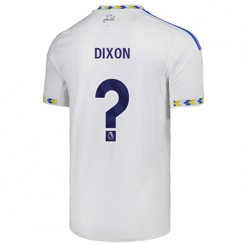 Danxen Mujer Camiseta Chloe Dixon #0 Blanco Azul 1ª Equipación 2025/26 La Camisa México