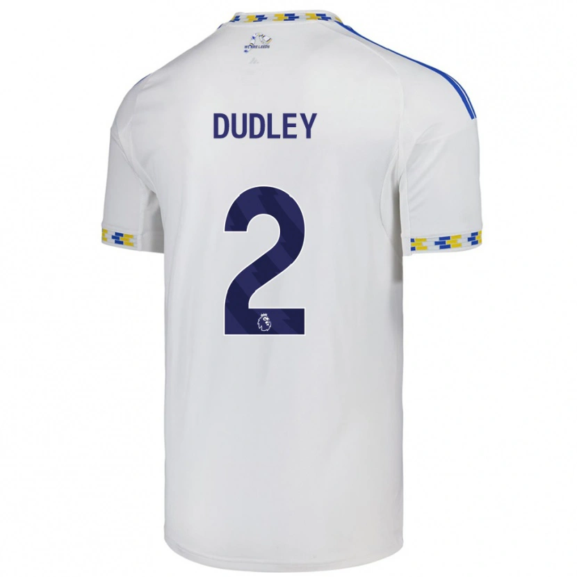 Danxen Mujer Camiseta Louie Dudley #2 Blanco Azul 1ª Equipación 2025/26 La Camisa México