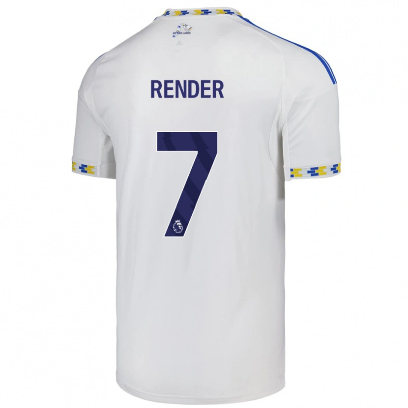 Danxen Mujer Camiseta Jacob Render #7 Blanco Azul 1ª Equipación 2025/26 La Camisa México