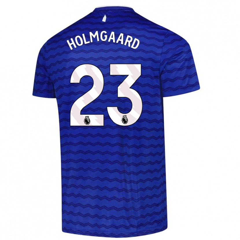 Danxen Mujer Camiseta Sara Holmgaard #23 Azul Marino 1ª Equipación 2025/26 La Camisa México