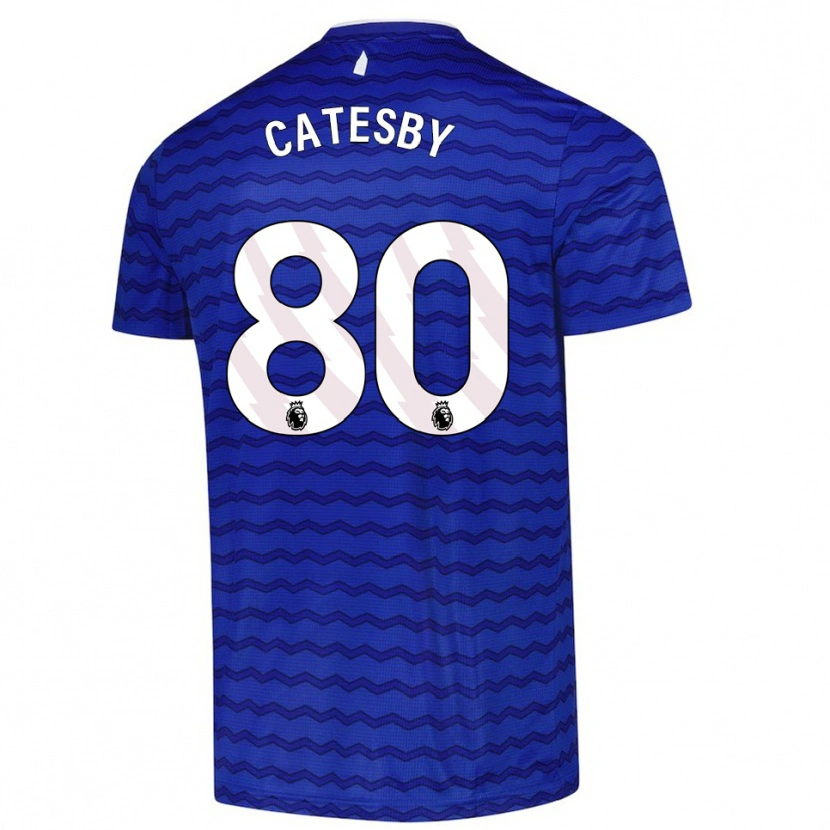Danxen Mujer Camiseta Joel Catesby #80 Azul Marino 1ª Equipación 2025/26 La Camisa México