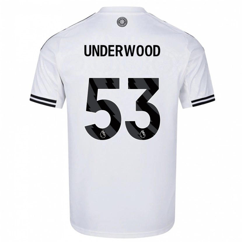 Danxen Mujer Camiseta Marco Underwood #53 Blanco Negro 1ª Equipación 2025/26 La Camisa México
