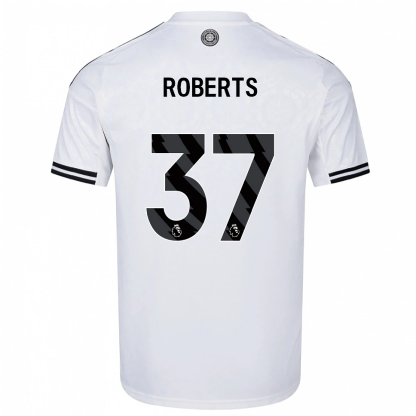 Danxen Mujer Camiseta Sophia Roberts #37 Blanco Negro 1ª Equipación 2025/26 La Camisa México