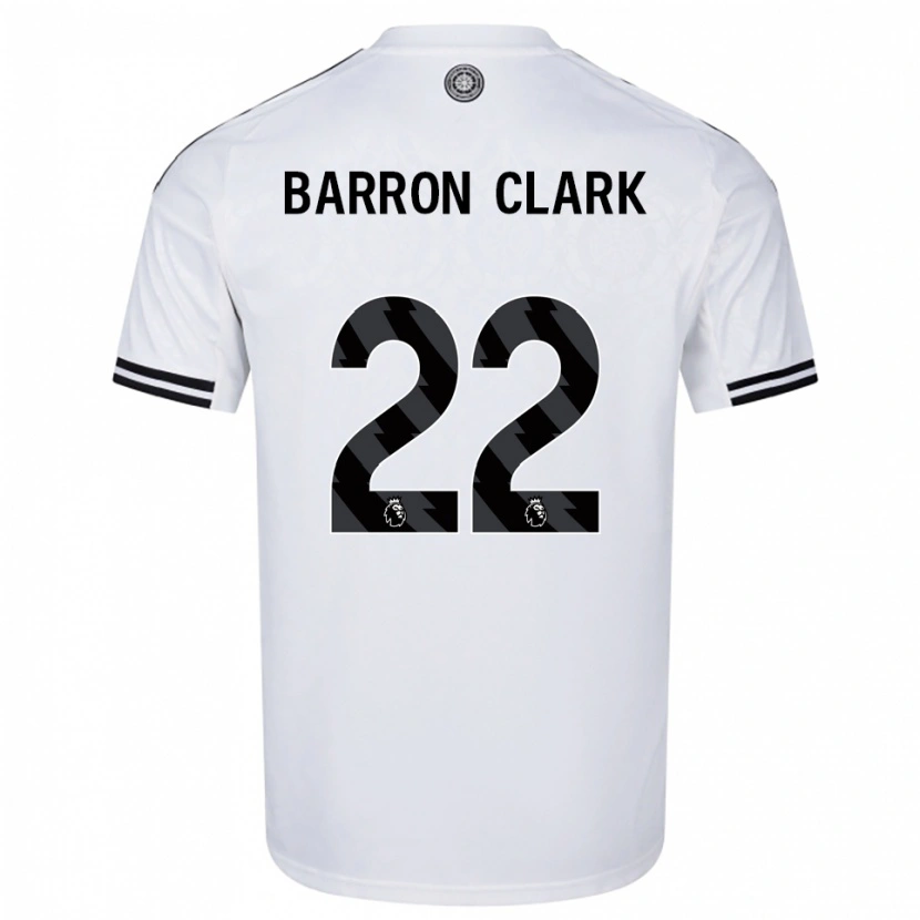 Danxen Mujer Camiseta Betty Barron-Clark #22 Blanco Negro 1ª Equipación 2025/26 La Camisa México