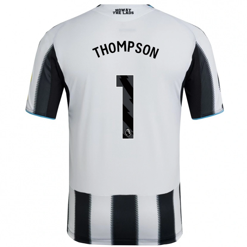 Danxen Mujer Camiseta Max Thompson #1 Negro Blanco 1ª Equipación 2025/26 La Camisa México