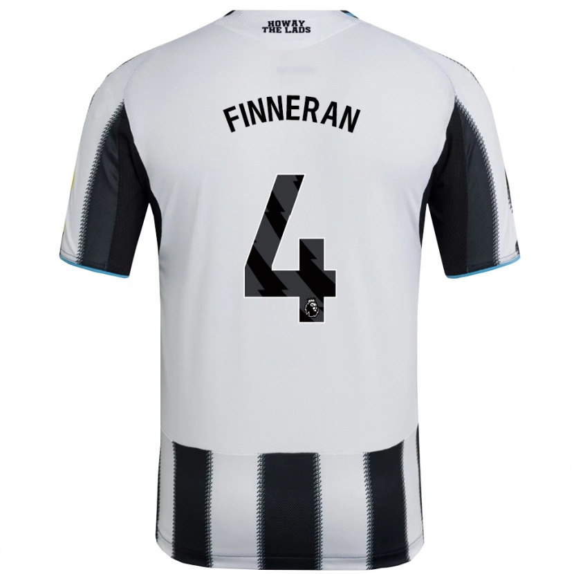 Danxen Mujer Camiseta Rory Finneran #4 Negro Blanco 1ª Equipación 2025/26 La Camisa México