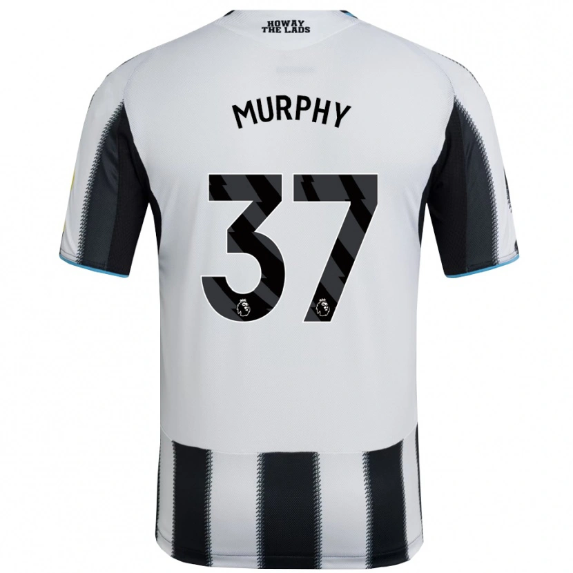 Danxen Mujer Camiseta Alex Murphy #37 Negro Blanco 1ª Equipación 2025/26 La Camisa México