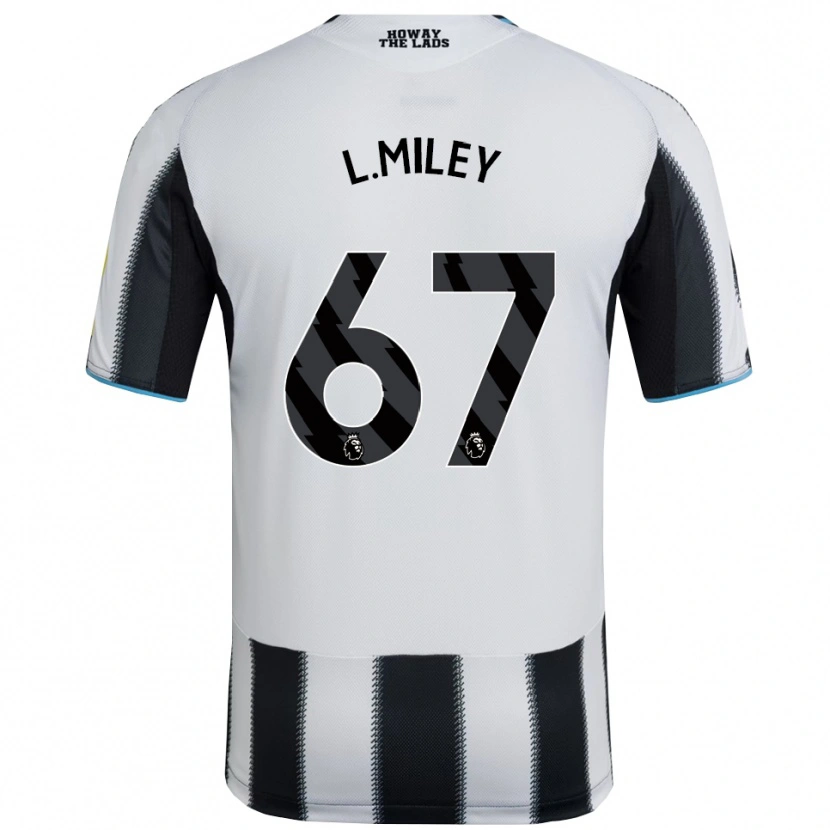 Danxen Mujer Camiseta Lewis Miley #67 Negro Blanco 1ª Equipación 2025/26 La Camisa México