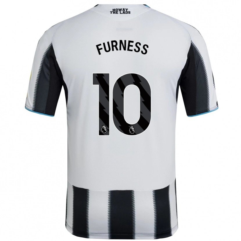 Danxen Mujer Camiseta Rachel Furness #10 Negro Blanco 1ª Equipación 2025/26 La Camisa México