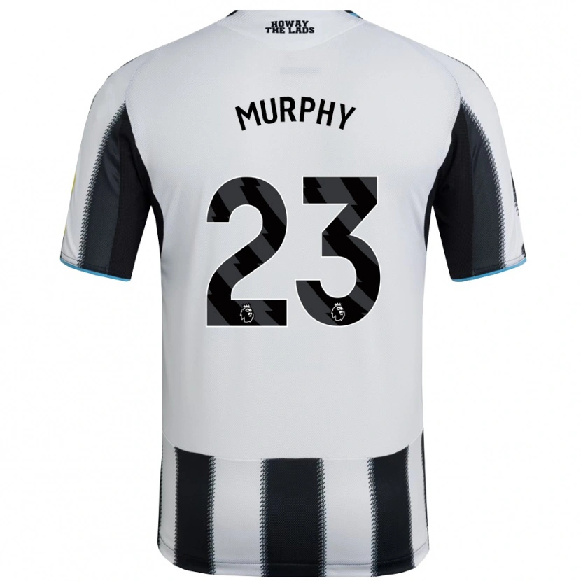 Danxen Mujer Camiseta Jacob Murphy #23 Negro Blanco 1ª Equipación 2025/26 La Camisa México