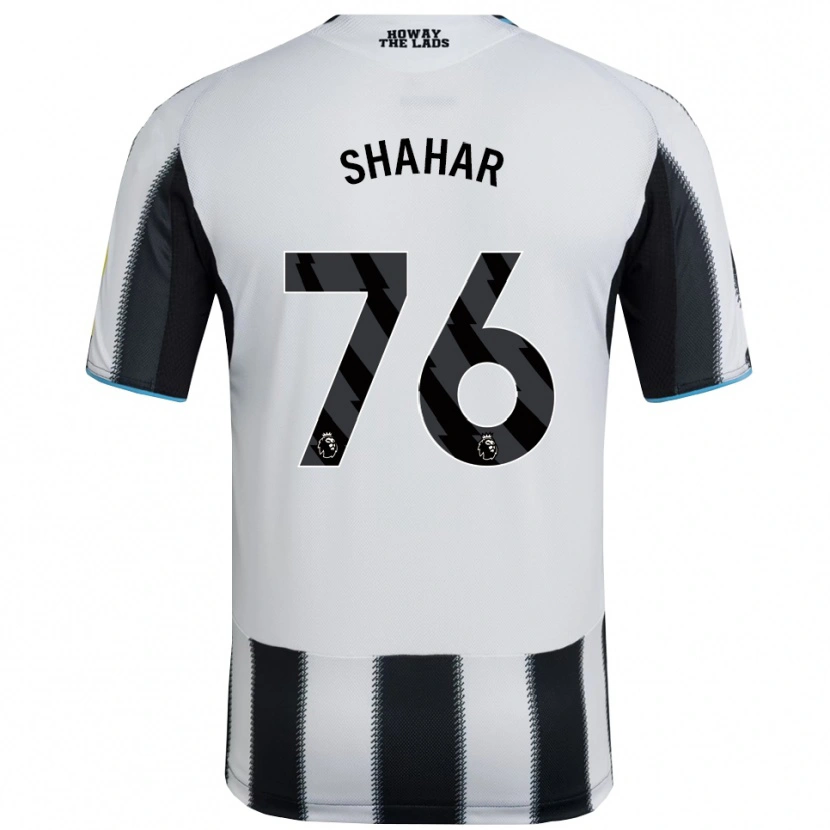 Danxen Mujer Camiseta Leo Shahar #76 Negro Blanco 1ª Equipación 2025/26 La Camisa México