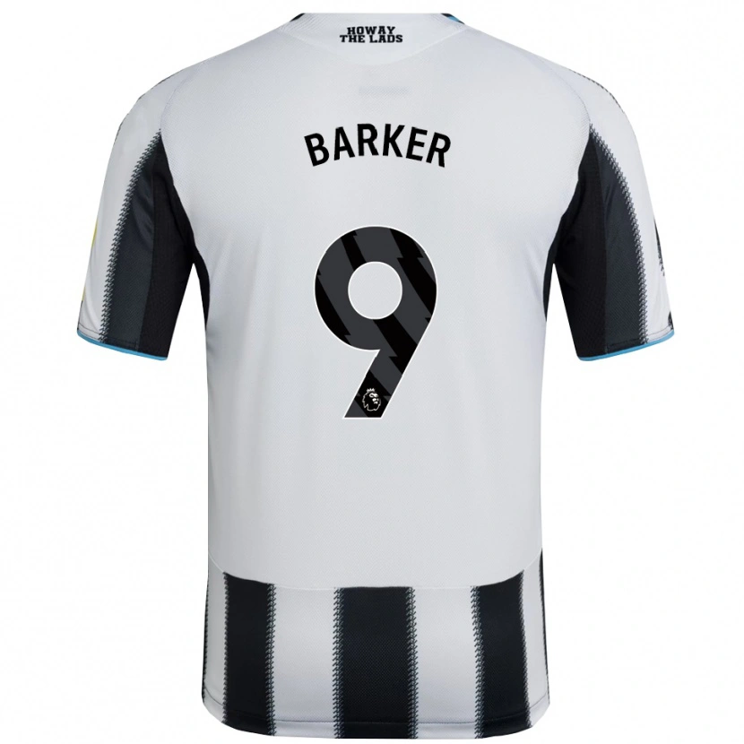 Danxen Mujer Camiseta Katie Barker #9 Negro Blanco 1ª Equipación 2025/26 La Camisa México