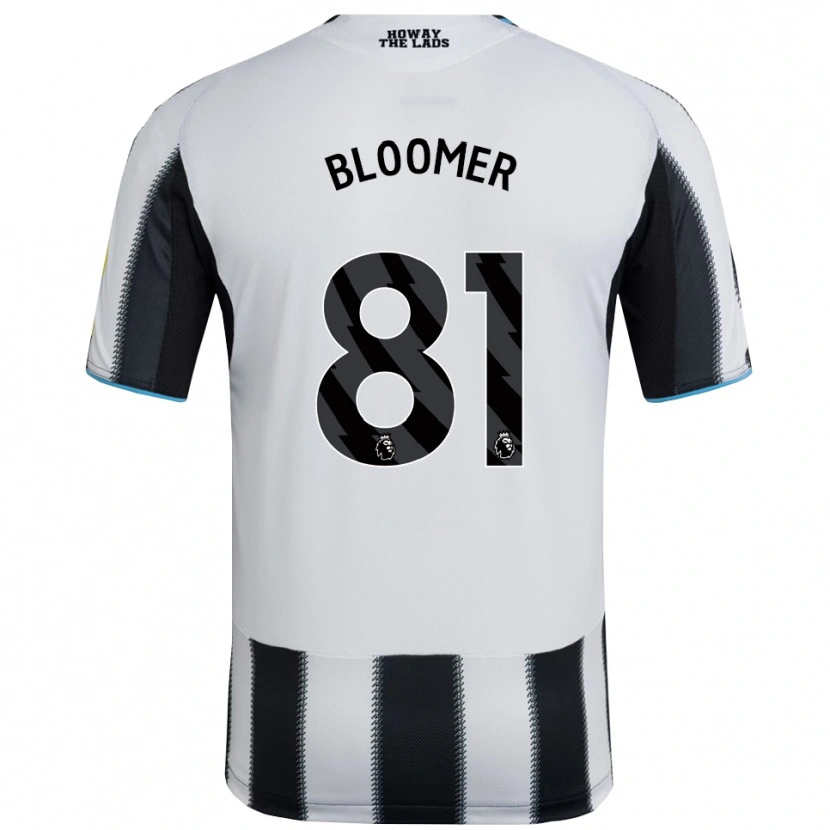 Danxen Mujer Camiseta Guy Bloomer #81 Negro Blanco 1ª Equipación 2025/26 La Camisa México