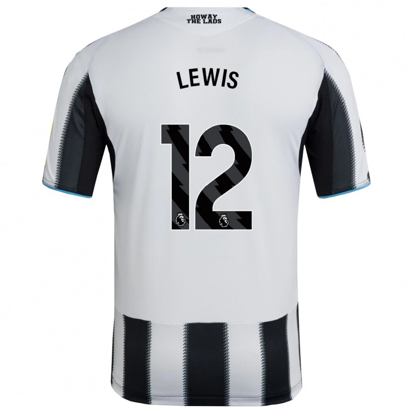 Danxen Mujer Camiseta Jamal Lewis #12 Negro Blanco 1ª Equipación 2025/26 La Camisa México