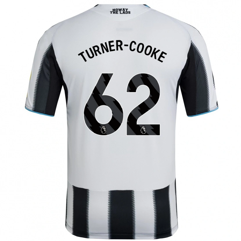 Danxen Mujer Camiseta Jay Turner-Cooke #62 Negro Blanco 1ª Equipación 2025/26 La Camisa México