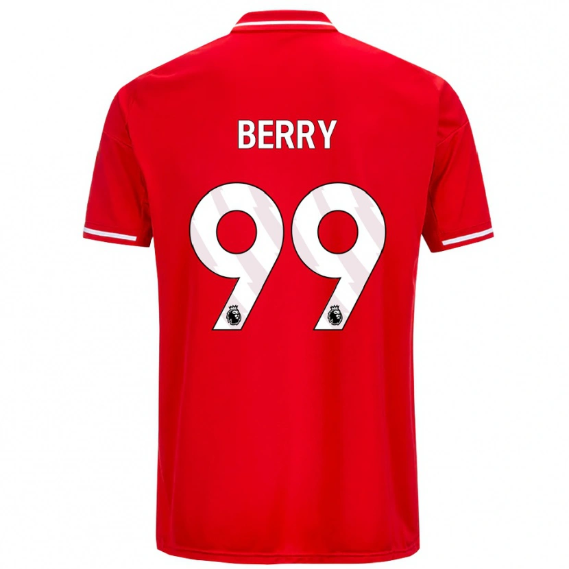 Danxen Mujer Camiseta Adam Berry #99 Rojo Blanco 1ª Equipación 2025/26 La Camisa México